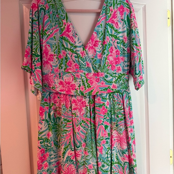 Lilly Pulitzer Parigi Romper Size Large EUC - Picture 2 of 5